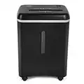 WOLVERINE 8-Sheet Super Micro Cut High Security Level P-5 Ultra Quiet Paper/Credit Card Home Office Shredder with 4.5 gallons Pullout Waste Bin SD9101 (Black)