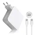 SiKER 65W USB C Chargeur Ordinateur Portable pour Apple MacBook/Pro, HP, Lenovo, ASUS, Acer, Dell, Xiaomi Air, Huawei Matebook, Chromebook, Thinkpad