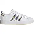 adidas NEO Womens Grand Court 2.0 White/White/Bliss Orange 6