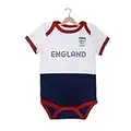 HiABsee England Football Baby Grow Baby Bodysuit Vest Cotton Short Sleeve Baby Grow Gifts Onesie for Boys Girls 12-18 Months