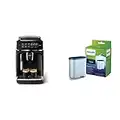 Philips EP3221/40- Cafetera Espresso Automática, 15 bares, 230V, Tecnología AquaClean, 12 Tazas, Deposito de Agua 1,8L + CA6903/10 Filtro de agua Aquaclean para máquinas de café espresso automáticas