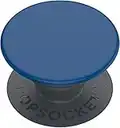 PopSockets: PopGrip Basic - Supporto e Impugnatura per Telefoni Cellulari e Tablet [Top Non Intercambiabile] - Classic Blue