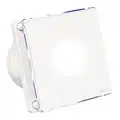 STERR Blanco Extractor De Baño 100 mm con LED + TIMER Ventilador de baño silencioso -Extractor De Aire Para Baños - Extractor Baño silencioso 100mm