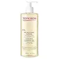 Topicrem - DA Gel Nettoyant Surgras - Nettoie, Apaise, Protège - Gel Douche pour Peaux Sensibles, Sèches, Atopiques, Bébés, Enfants et Adultes - Fabrication Française - 500 ml