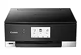 Canon TS8320 All in One Wireless Color Printer for Home | Copier | Scanner | Inkjet Printer | with Mobile Printing, Black, Amazon Dash Replenishment Ready