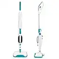 Beldray BEL0698 12 In 1 Flexi Steam Cleaner Mop, Upright Carpet & Hard Floor, 1300W, 330ml Water Tank, Chemical Free Cleaning, Microfibre, Brush, Nozzle, Grouting, Upholstery & Window Accessories