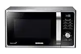 Samsung MS2BF303TAS/EG Mikrowelle, 1000 W, 28 ℓ Garraum (Extra groß), 51,2 cm Breite, Power Defrost, 26 Automatikprogramme, Silber