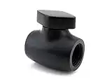 XSPC 5060175589118 G1/4 - Válvula de Bola para refrigeración de Agua, Color Negro Mate