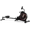 ECHANFIT Rowing Machine Folding Rower with 16 Levels Magnetic Resistance and Adjustable Console Angle for Home Use