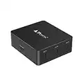 Portta Toslink 1x3 Splitter 3 Puertos SPDIF Divisor Audio 1:1 Transmisión Soporte LPCM2.0/DTS/Dolby Digital para Xbox/BLU-Ray Player/Barra de Sonido/Receptor/Reproductor DVD/Amplificador y más