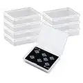 DARENYI 8PCS Playing Card Box Small Plastic Storage Box Empty Plastic Storage Box UNO Playing Cards Container Storage Case Poker Game Card Box for Poker Small Items and Other Craft Projects