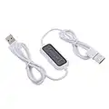 Aukson P79C Datenkabel High-Speed USB 2.0 auf USB 2.0 PC Kopie Kabel Multimedia Sync Transfer Datenübertragungskabel, PC zu PC linkkabel 160cm nur für Windows