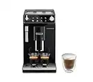 De'Longhi Perfetto Autentica - Cafetera Superautomática Espresso y Cappuccino, 2 Tazas, Depósito de Agua de 1.3 L, Molinillo de Café Silencioso, Sistema de Auto-apagado, 1450 W, ETAM 29.510.B, Negro