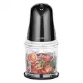 VonShef Mini Chopper 500ml – Electric Food Chopper, Small Food Processor, Vegetable Cutter, Mixer & Dicer, 400W, 2 Speeds, Plastic Bowl & Stainless-Steel Blades, Non-Slip Base – Black