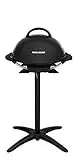 George Foreman Indoor/Outdoor Electric Grill, 15-Serving, black