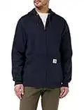 CarharttmensLoose Fit Midweight Full-Zip SweatshirtNew NavyLarge