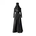 NUWIND Malvado 8 Vampiro Madam Lady Donna Beneviento Vestido Mujer Cosplay Traje Traje Traje Halloween Carnaval Accesorios Disfraces Fiesta, Negro, S