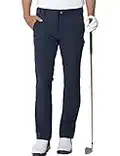 AOLI RAY Herren Golfhose Lang wasserdichte Golf Stretchhose Schmale Passform Golf Trousers Slim fit Stretch Golfhose Lang Golf Pants Navy M