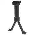 OAREA Military Tactical Fore Grip Bipod Pod Picattinny Weaver Rail Rifle Foregrip For Paintball Shooting