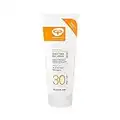 Green People Scent Free Sun Cream SPF30 200ml | Natural, Organic Sunscreen | Eczema Friendly, Sensitive Skin, Prickly Heat | Non Comedogenic, Non Greasy | Reef Safe, Cruelty Free | Face & Body