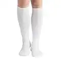 Athlemo 6Pairs Bamboo Moisture Wicking Compression Socks 8-15 mmHg for Men Cushion Knee High Socks