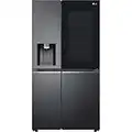 635 Litre Side-By-Side American Fridge Freezer - Matte Black (GSXV91MCAE)