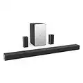 VIZIO Sound Bar for TV, 36” 5.1 Surround Sound System for TV with Wireless Subwoofer and Bluetooth, Channel Home Theater Home Audio Sound Bar – SB3651-F6