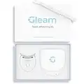 GLEAM Professional-Grade Teeth Whitening Kit - Home System with LED Light - Sensitivity Free Formula - Vegan Friendly - Up to 8 Shades Whiter Teeth - Instant Results - Peroxide Free