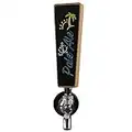 Small Chalkboard Beer Tap Handle, Mini kegerator Tap Handles, 6.5 Inch Tall Oak Wood