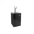 EdgeStar KC2000TWIN Full Size Dual Tap Kegerator & Draft Beer Dispenser - Black