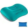 Amazon Brand - Eono Aufblasbares Camping Kissen, Ultraleichtes Aufblasbares Kissen für Strand, Komprimierbar Kompakt Ergonomisch Reisekissen Strandkissen Kopfkissen für Outdoor, Camping, Wandern