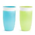 Munchkin 2 Pack Miracle 360⁰ 10oz Sippy Cup/Blue and Green