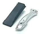 CCA Silver Carpet fitter Dolphin knife with holster