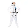 amscan 9908688 Adults Mens White Astronaut Fancy Dress Costume Size Standard