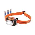 Klein Tools 56220 LED Light, Hard Hat Headlamp, Flood and Spot Light Tilts 45 Degrees, Anti-Slip Strap, for Work and Outdoor Hiking, Camping