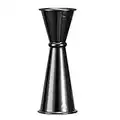 ZHDXW Tazza dosatrice per vino, cocktail Jigger Spirit misurini cocktail making tazza professionale barista alcol dosatore, nero 30/60 ml