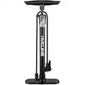 Hycline Bike Pump, Portable Floor Bicycle Tire Pump, 150 PSI High Pressure Air Pumps with Presta and Schrader Valve for Road Mountain Bike Tires, Balls, Balloons, Inflatables (Black)