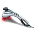 Beurer MG100 Infrared Tapping Massager, Handheld Massager for Muscle Relaxation and Regeneration, Dual-Head Body Massager, 4 Massage Programs, Adjustable Massage Speed, 2 Massage Attachments