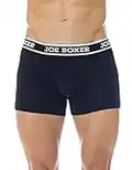 Joe Boxer mens 3 Pack Trunk 95/5 Underwear, U019 Black, Large US