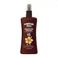 Hawaiian Tropic Sunscreen Protective Tanning Dry Oil Broad Spectrum Sun Care Sunscreen Spray - SPF 15, 8 Ounce (Packaging May Vary)