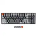 Keychron K4 Hot Swappable Mechanical Gaming Keyboard RGB Backlit, 96% Layout Bluetooth Wireless/USB Wired Computer Keyboard with Gateron Brown Switch Aluminum Frame for Mac Windows Gamer PC-Version 2