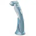 Brori Electric Lady Shaver - Womens Razor Bikini Trimmer for Women Legs Underarms Pubic Hair Wet and Dry Rechargeable Waterproof Cordless with LED Light