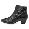 Lotus Women Prancer Ankle Boots, Black (Black BBK), 7 UK