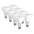 Tenergy Dimmable LED Flood Light Bulbs, 60 Watt Equivalent (8W), Warm White Soft White (2700K), BR30 E26 Medium Standard Base Recessed Light Bulbs for Can Ceiling Light, UL Listed (Pack of 8)