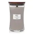 WoodWick Large Hourglass Candle Fireside, Gray, 21 Ounce