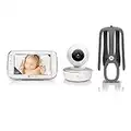 Motorola Nursery VM855 - Baby monitor con connessione Wi-Fi con app Motorola Nursery e unità principale da 5 pollici, visione notturna, temperatura e conversazione bidirezionale