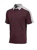 Columbia Golf Men's Omni-Wick Bracket Polo (X-Large, Deep Maroon)