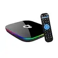 Android TV Box, Q Plus Android 10.0 TV Box 4GB Ram/32GB Rom H616 Quad-Core Supporto 2.4Ghz WiFi 6K HDMI DLNA 3D Smart TV Box