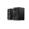 Edifier R33BT Active Bluetooth Computer Speakers - 2.0 Bookshelf Speaker - Powered Studio Monitor, Black - Pair