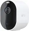 Arlo Pro3, Cámara vigilancia wifi 2K adicional, faro y sirena, detector de movimiento, visión nocturna en color, audio bidireccional, con una prueba gratuita de 90 días de Arlo Secure, Blanco